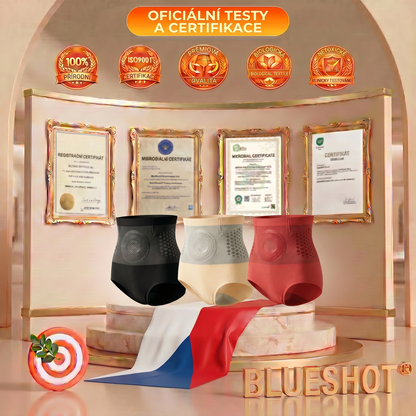 Oficiální značkový obchod 💎 BLUESHOT® 💎 2026 Tvarující a spalovací šortky 4 v 1 s mikročásticemi moringy a berberinu