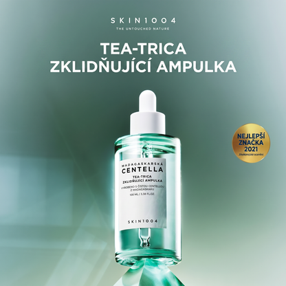 SKIN1004 Tea-Trica Relief Ampule 100 ml, 3.38 fl. oz, Uklidňující Hydratace pro Citlivou Plet