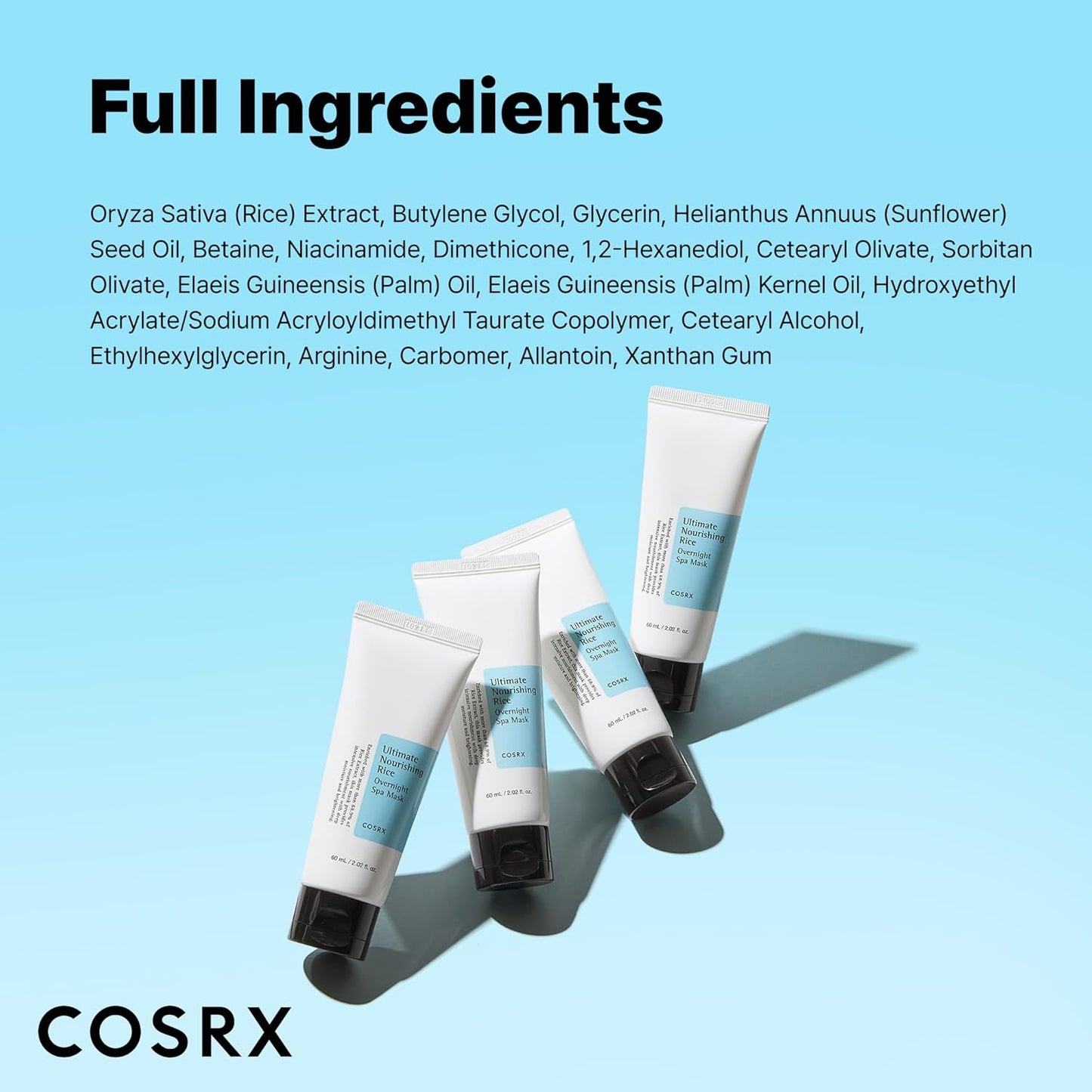 COSRX Ultimate Výživná Rýžová Noční Maska do Spa