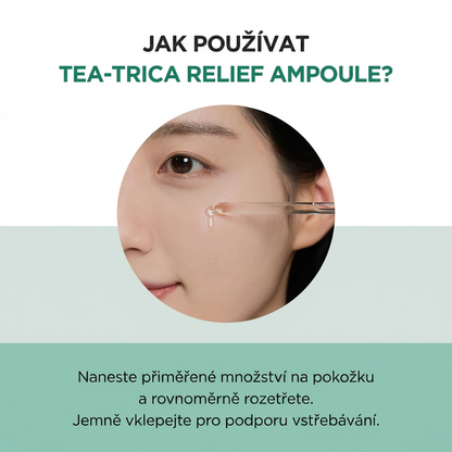 SKIN1004 Tea-Trica Relief Ampule 100 ml, 3.38 fl. oz, Uklidňující Hydratace pro Citlivou Plet